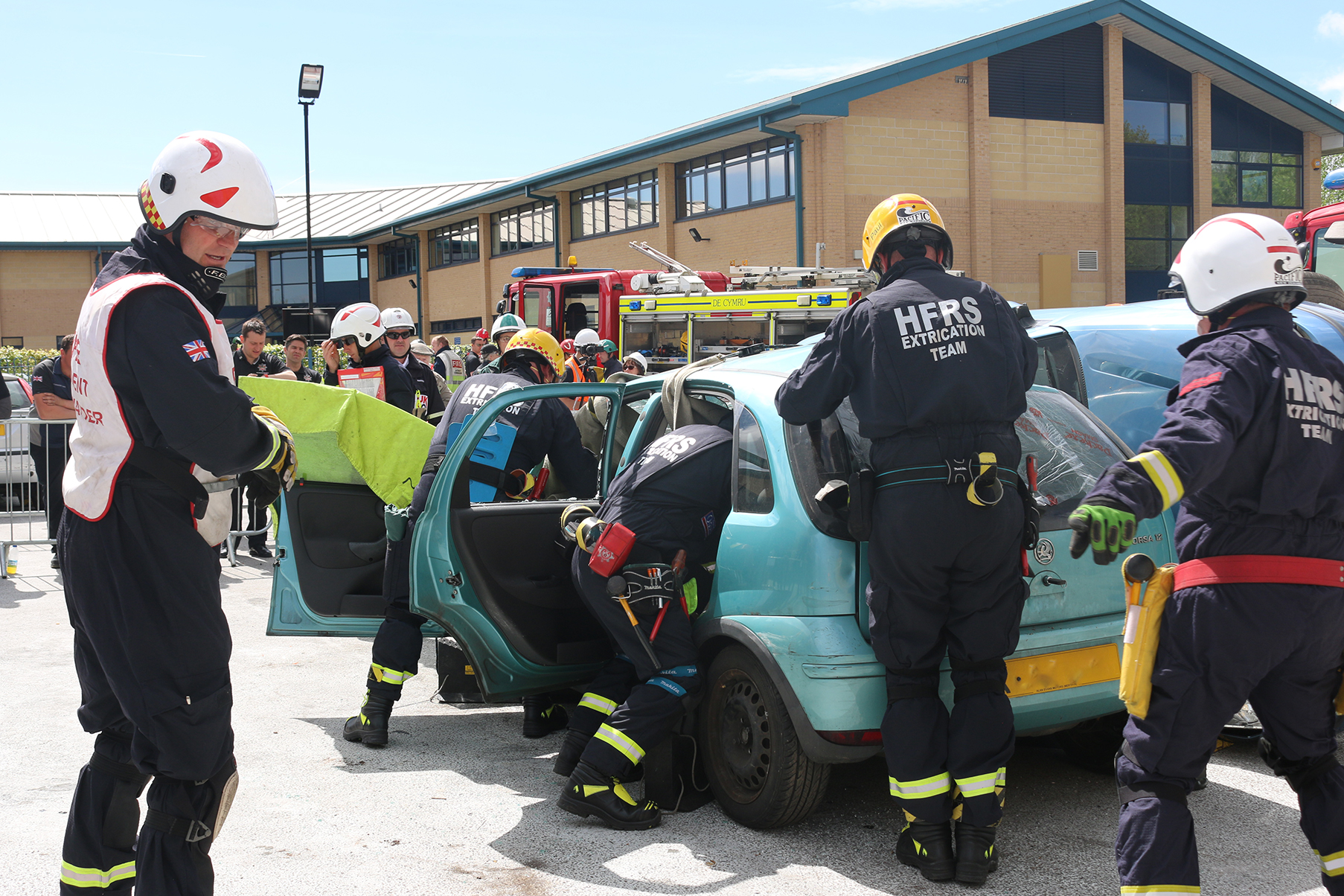 Photo of the extrication challenge