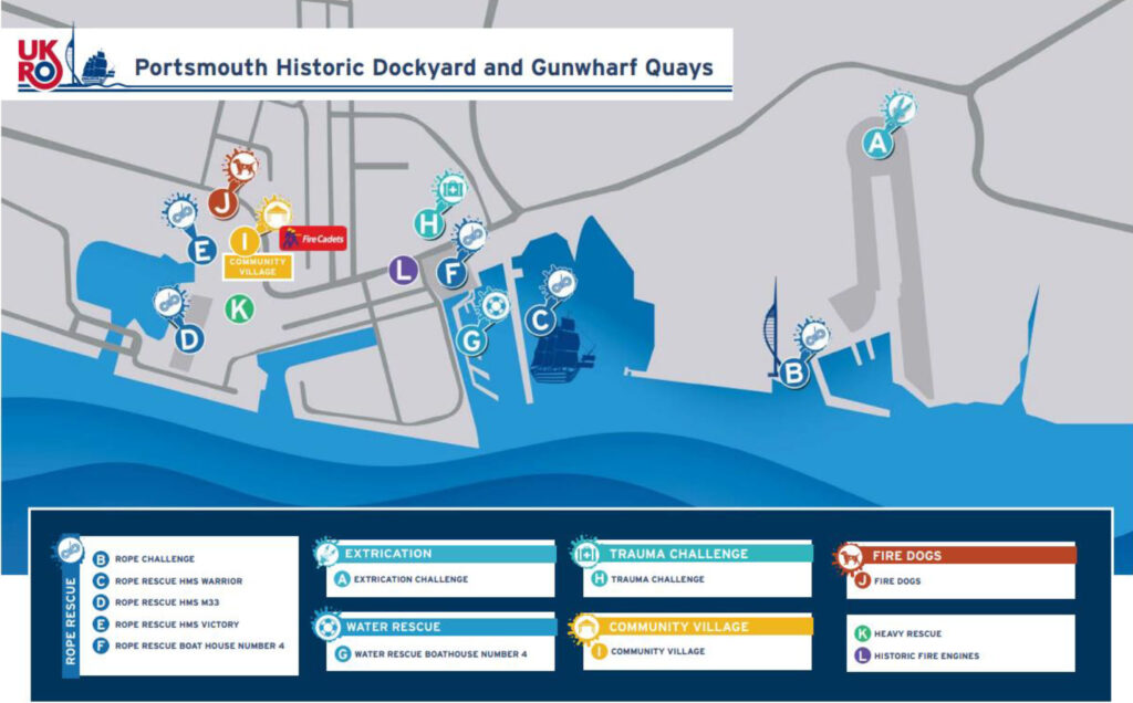 Venue map for Festival of Rescue 2024 (1 of 3)